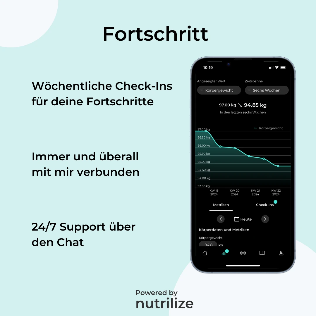 App-Screenshot Fortschritt
